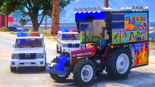 ट्रैक्टर पर डीजे tractor dj tractor wala dj ट्रैक्टर डीजे Tractor Wala DJ dj body tractor [upl. by Aihsoj183]