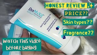 Dermaxil facewash cleanser Honest review 💓 Is it worth the hype or notskincare [upl. by Ahseinar]