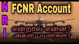 FCNR Account Tamil  Banking FCNR Account best for NRIs  Benefits to open FCNR account [upl. by Orodoet]