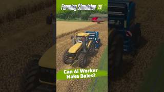 Can AI Worker Make bales in FS25 [upl. by Halona]