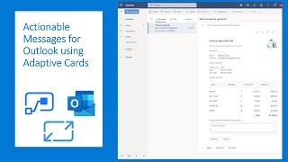 Actionable Messages using Adaptive Cards  ultimate guide [upl. by Nnaillij]