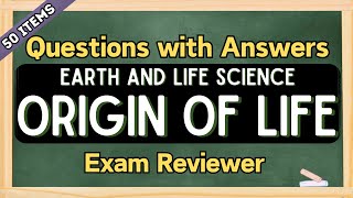 Ultimate 50item Historical Origin of Life Quiz  Earth and Life Science [upl. by Worden782]