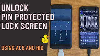 How to unlock PIN protected Android device using ADB and HID method  Brute force  Rubber Ducky [upl. by Jezabelle521]