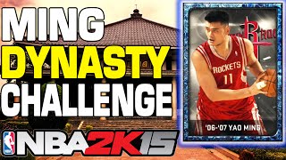 NBA2K15 Yao Ming Dynasty Challenge myTeam  Sapphire Yao [upl. by Gallenz]