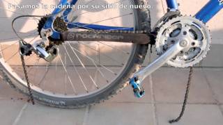 Cambiar cadena de mountain bike [upl. by Buine134]