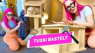 UGLY Kratzbaum demolieren amp NEU kreieren 🛠️ DIY Projekt 🐱 [upl. by Tallu38]