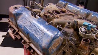 Tearing Down a Pair of 351 Small Blocks Windsor vs Cleveland  HorsePower S16 E10 [upl. by Delamare]