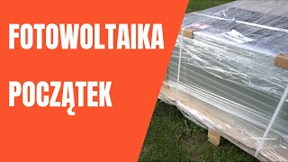 Fotowoltaika  początek  Panele Longi 455W  Falownik Huawei 5 kW [upl. by Nauqram601]