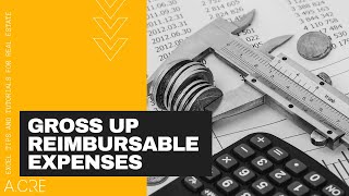 Grossing Up Reimburable Expenses Using ARGUS and Excel [upl. by Nifled534]