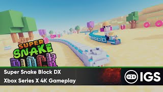 Super Snake Block DX  Xbox Series X 4K Gameplay [upl. by Aihtibat]