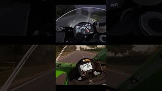 BMW S1000 RR vs Kawasaki Ninja ZX10RR drag race and top speed comparison [upl. by Cinelli351]