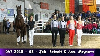 Johanna Patzelt amp Annette Meynerts  08  Deutscher Voltigierpokal Hohenhameln 2015 [upl. by Wilkens]