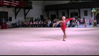 Gimnastyka Artystyczna rhythmic gymnastics Weronika Berniak Zawody MMM 2011 [upl. by Trofmoc519]