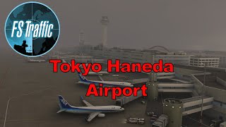 Tokyo Haneda Airport AI Traffic FS Traffic  Microsoft Flight Simulator 2020 [upl. by Eelyahs]