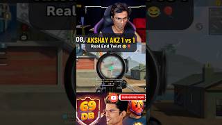 1 vs 1 With Akshay Akz  😨 RASHIQ DB [upl. by Alemac]