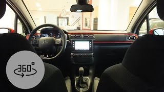 360° Video  Interieur Citroën C3 Shine Autobedrijf Bouwman Ommen [upl. by Htrahddis]