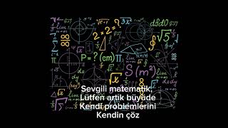 Benim küçükken matematiğe max mektubum [upl. by Spevek]