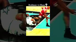 Dennis Rodman vs Shaquille ONeal shorts [upl. by Atronna774]