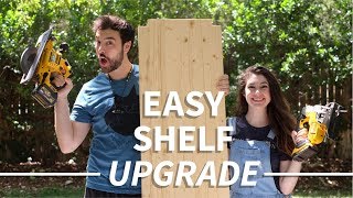 Upgrade a Wire Shelf in Under an Hour [upl. by Suoicerpal]