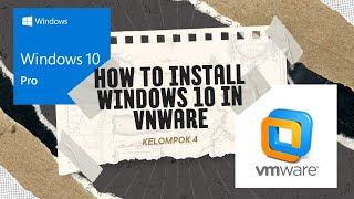 how to install windows 10 in vnware [upl. by Eenattirb]