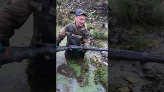 WE TAKE OUT THE GERMAN WWII WEAPONS FROM THE SWAMP  WWII METAL DETECTING [upl. by Heidy]