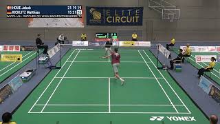 Match point  Jakob Houe vs Matthias Kicklitz  MS Final  Czech Open 2024 [upl. by Knight]