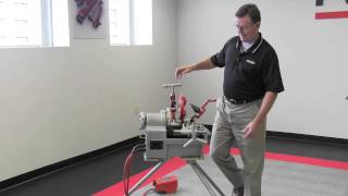 How To Use The RIDGID® 1215 Threading Machine [upl. by Loutitia]