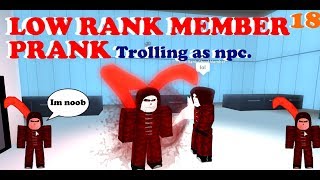 RO GHOUL PRANK  Trolling as Low Rank Member Npc  NEW CODE [upl. by Waynant692]