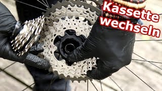 Kassette am Mountainbike wechseln [upl. by Aneris]