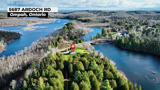 Airbnb Video Tour 5687 Ardoch Road Ompah Ontario [upl. by Aikaj]