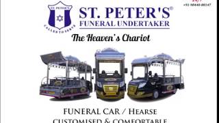 St Peters Funeral Undertaker  Funeral Car AD [upl. by Ovida]