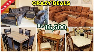 Mega OFFERS Hyderabad Furniture Market Marriage Special Combo sets Sofa Cots Dining [upl. by Ramiah]