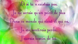 Joe Dassin  Et si tu nexistais pas  Paroles Lyrics [upl. by Eleazar832]