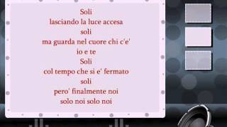 Adriano CelentanoSoli testo  lyrics [upl. by Choo]