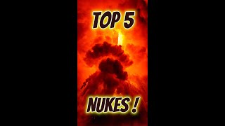 The 5 Most Powerful Nuclear Explosions in History Atomic Bomb Facts nuclear nukes hydrogenbomb [upl. by Saito]