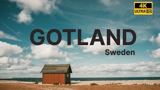 Travelling to hidden gem Gotland in Sweden  Visby Fårö island  with Music  4K [upl. by Ainud9]