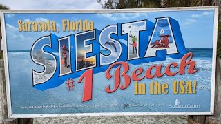 Siesta Key Beach before Hurricane Milton My favorite beach Sarasota Florida [upl. by Maressa]