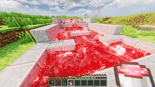 Realistic Redstone Water in Minecraft [upl. by Galatia]