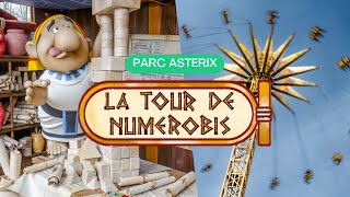 Parc Astérix  La Tour de Numérobis nouveauté 2024 [upl. by Eirrod]