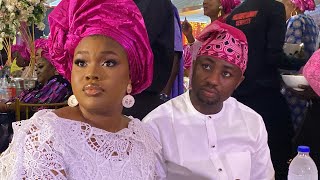 DEBBIE SHOKOYA AND HUSBAND AT KIITAN BUKOLA YOUNGER SISTER’S WEDDING CEREMONY IN LAGOS [upl. by Aw155]