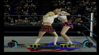 WWE Day of Reckoning 2  Gamecube Gameplay  Torrie Wilson vs Stacy Keibler  Bra amp Panties Match [upl. by Atirb]