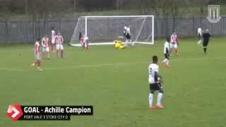 U21s Port Vale 3 Stoke City 0 171214 [upl. by Laidlaw]