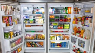 2 minutes of restocking fridge ASMR  Satisfying Refrigerator Organization asmr [upl. by Mable]