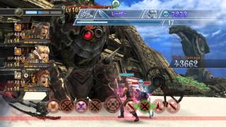 Xenoblade LV105 Ancient Daedala Battle LV56 PT  full topple lock [upl. by Wini]