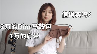 DIOR包包评测｜Dior马鞍包mini大小性价比高吗？值得买吗？Dior Saddle Bag Review [upl. by Eneluqcaj]