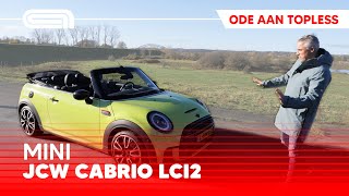 MINI JCW Cabrio LCI rijtest klaar voor het voorjaar [upl. by Deehahs641]