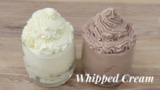 Decadent Whipped Cream Recipe with Mascarpone and Cream Cheese  Flavored Cream Topping [upl. by Anhavas]