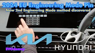 EU Only  Kia Engineering Mode password for August 2024 Maps amp new 2nd Engineering Mode Mode method [upl. by Leia]