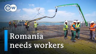 Can foreign workers fix Romanias labor shortage  Focus on Europe [upl. by Yemar]