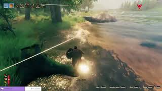 Valheim No PortalsNo Map pt 2  the pathening [upl. by Adolf]